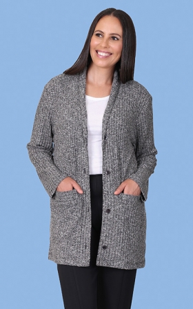 Peppered Cardigan with Pockets