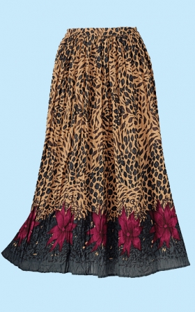 Animal Print Skirt