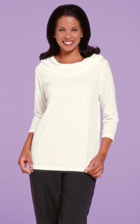 Drape Neck Top