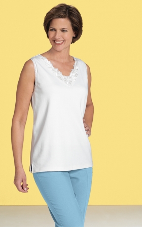 Lace Medallion Top