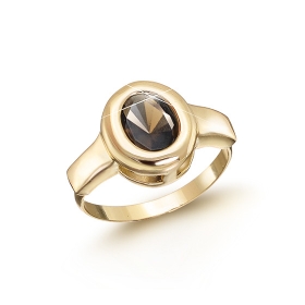 Genuine Smokey Quartz Ring