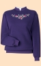 Embroidered Fleece Sweatshirt