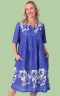 Royal Border Print Patio Dress