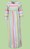 Stripe Fleece Robe