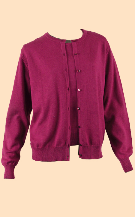 Fine hot sale gauge cardigan