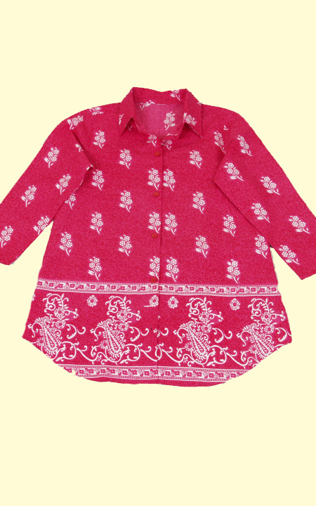 Border Print Shirt