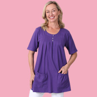 Pleat Neck Tunic